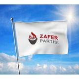 Zafer Partisi Bayrağı Premium Raşel Kumaş 100X150 cm
