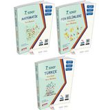 Zafer Yayınları 7. Sınıf Türkçe - Matematik - Fen Soru Bankası Set 3 Kitap Zafer Yayınları