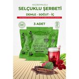 Zaferan Selçuklu Şerbeti 3x1.5 lt Keçiboynuzu Şerbeti Ramazan Şerbeti Doğal Şerbet - 1,5 lt