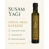 Zafir Natural Soğuk Sıkım Susam Yağı 250 ml | Analizli | Sesamin ve Sesamolin İçeren