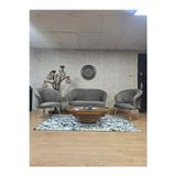 Zafir TEDDY Takım Gold Kaplama Sivriltme Ayak Çay Seti Koltuk - Berjer , Balkon, Salon, Ofis Kahverengi Renk 40 x 125 Boyut/Ebat