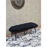 Zafir Ufo Oturak Bench - Siyah Boyalı Sivriltme Ayak - Oturak - Bench - Puf - Yatak Ucu Pufu Siyah Renk 100 x 50 Boyut/ebat - Renkli