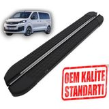 Zafira Life * KISA ŞASE * 2019 2024 Araca Özel Nevada Siyah Yan Basamak