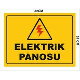 Zafrak Reklam Elektrik Panosu Levhası - 1 Adet