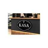 zafrakreklam Pleksi Üzeri Folyo Kesim Dekoratif Kasa Tabelası Modern Kasa Levhası Cafe Restoran 20x30cm