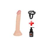 Zaga Oyun 13 Cm Belden Bağlamalı Vantuzlu Realistik Penis Anal Vajinal Dildo