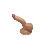Zaga Oyun 13 Cm Vantuzlu Realistik Penis Anal Vajinal Dildo