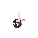 Zaga Oyun 18 Cm Belden Bağlamalı İçi Boş Titreşimli Protez Penis