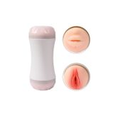 Zaga Oyun 20 Cm Çift Taraflı Realistik Suni Oral & Vajinal Mastürbatör