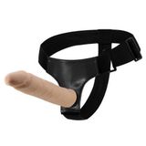 Zaga Oyun 21,5 Cm Belden Bağlamalı Kıkırdaklı Bükülebilir İçi Dolu Strapon Penis