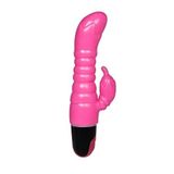 Zaga Oyun 23 Cm G-Spot Jel Dokuya Sahip Titreşimli Vibratör