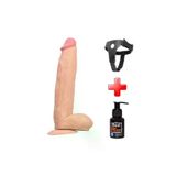ZAGA OYUN 241077752988 31 Cm Belden Bağlamalı Vantuzlu Realistik Penis Anal Vajinal Dildo