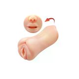 ZAGA OYUN 241077753668 3 Boyutlu Çift Taraflı Suni Oral & Vajinal Mastürbatör - Gemini
