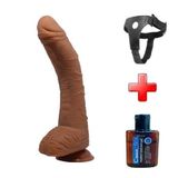 Zaga Oyun 28,2 Cm Belden Bağlamalı Gerçekçi Kalın Dildo Penis - Alex