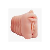 Zaga Oyun 3 İşlevli 3D Realistik Suni Oral Vajinal Anal Mastürbatör