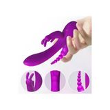 ZAGA OYUN 337769100174 Turbo Vibe Şarjlı Klitoris Anal Vajinal Uyarıcı 3 In 1 Rabbit Vibratör
