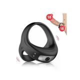 ZAGA OYUN 337769100312 Prime Toys Şarjlı Su Geçirmez Klitoris Uyarıcı Titreşimli Testis Ve Penis Yüzüğü