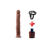 Zaga Oyun 35 Cm Belden Bağlamalı Gerçekçi Uzun & Kalın Dildo Penis