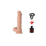 Zaga Oyun Belden Bağlamalı 26 Cm Gerçekçi Kalın Dildo Penis - Bergrisi