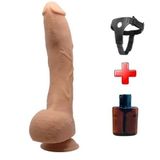 Zaga Oyun Belden Bağlamalı 27 Cm Gerçekçi Kalın Dildo Penis - Jack