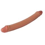Zaga Oyun Çift Taraflı Realistik Dildo Anal Vajinal Penis 34 Cm - Hobare