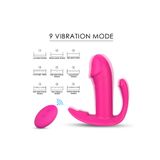 Zaga Oyun Didi Şarjlı Kumandalı Gizlice Külot İçi Giyilebilir Anal Vajina Klitoris Uyarıcı 3 İn 1 Vibratör