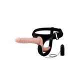 Zaga Oyun Double Belden Bağlamalı Anal Plug Ve Realistik Titreşimli Penis