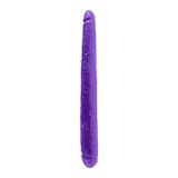 Zaga Oyun Double Dillio 16" Çift Başlı Dildo 43 Cm Mor
