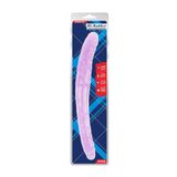 Zaga Oyun Hi-Rubber Şeffaf Jel Çift Taraflı Dildo - 45Cm Mor 131369693265