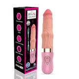 Zaga Oyun İleri Geri Hareketli Akıllı Isıtmalı Ultra Yumuşak Dokulu Realistik Yapay Penis Vibrator
