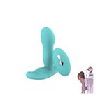 Zaga Oyun Kablosuz Kumandalı Klitoris Ve G-Spot Uyarıcı Külot Içi Giyilebilir 2 İn 1 Vibratör - Mavi