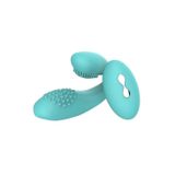 Zaga Oyun Kablosuz Kumandalı Tırtıklı Klitoris Ve G-Spot Uyarıcı 2 İn 1 Çift C Vibratör