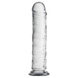 Zaga Oyun Myst Color Dildo Realistik Jel Dokuda Testissiz Ultra Yumuşak Şeffaf Yapay Penis 20 Cm