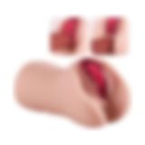 Zaga Oyun Premium Masturbator - Realistik Dokulu Anal Vajinal Titreşimli Suni Vajina