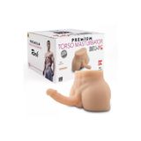 Zaga Oyun Premium Torso Masturbator Rock - Anal Girişli 17 Cm Yapay Penisli Erkek Realistik Yarım Vücut Manken