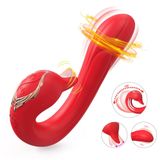 Zaga Oyun Prıme Toys Swan Şarjlı Dil Hareketli Bükülebilir G Nokta Ve Klitoris Uyarıcı 2 İn 1 Vibratör