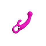 Zaga Oyun Rock Tutma Aparatlı Eğimli Yapıda G-Spot ve Klitoris Uyarıcı 2 In 1 Vibratör - Rose
