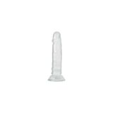 Zaga Oyun Şeffaf Fosforlu Silikon Dildo 13 cm