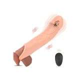 Zaga Oyun Titreşimli Uzaktan Kumandalı Penis Kılıfı