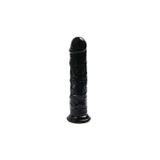 Zaga Oyun Ultra Yumuşak Dokulu Dildo Jel Dokulu Realistik Penis 20 Cm Siyah
