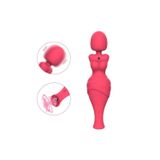 Zaga Oyun Zıva Çift Taraflı Klitoris Emiş Güçlü Ve Titreşimli Uyarıcı Av Wand Massager