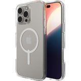 ZAGG iPhone 16 Pro Max [6,9 inç] için Grafen Güçlendirilmiş Kristal Saray Geçmeli Kılıf, MagSafe Uyumlu, Anti-Sarı, Çizilmeye Dayanıklı, Darbeye Dayanıklı (Şeffaf)