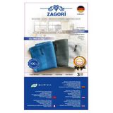 Zagori Sihirli Mikrofiber Temizlik Bezi İz Bırakmayan Deterjansız Kullanılabilen 3 lü Cam Bezi 40x60 Tek Ebat