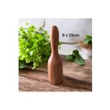 zagorwood Kısa boy Ahşap Herise Aşur Buğday Döğme Keşkek Tokmağı, kısa boy tokmak