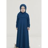 Zahranur Çocuk Namaz Elbisesi (3-4-5 Yaş) - Petrol