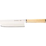 Zaika Japon Tasarım Nakiri Sebze Doğrama Bıçağı- Paslanmaz Çelik- 16 cm