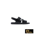 Zaim Kundura Erkek Siyah Hakiki Deri Sandalet 343501008-1 Siyah-43
