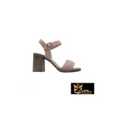 Zaim Kundura Kadın Pudra Hakiki Deri Sandalet 505320406-1 Pudra-36