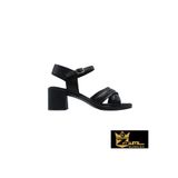 Zaim Kundura Kadın Siyah Hakiki Deri Sandalet 505320403-1 Siyah-37