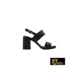Zaim Kundura Kadın Siyah Hakiki Deri Sandalet 505320405-1 Siyah-37